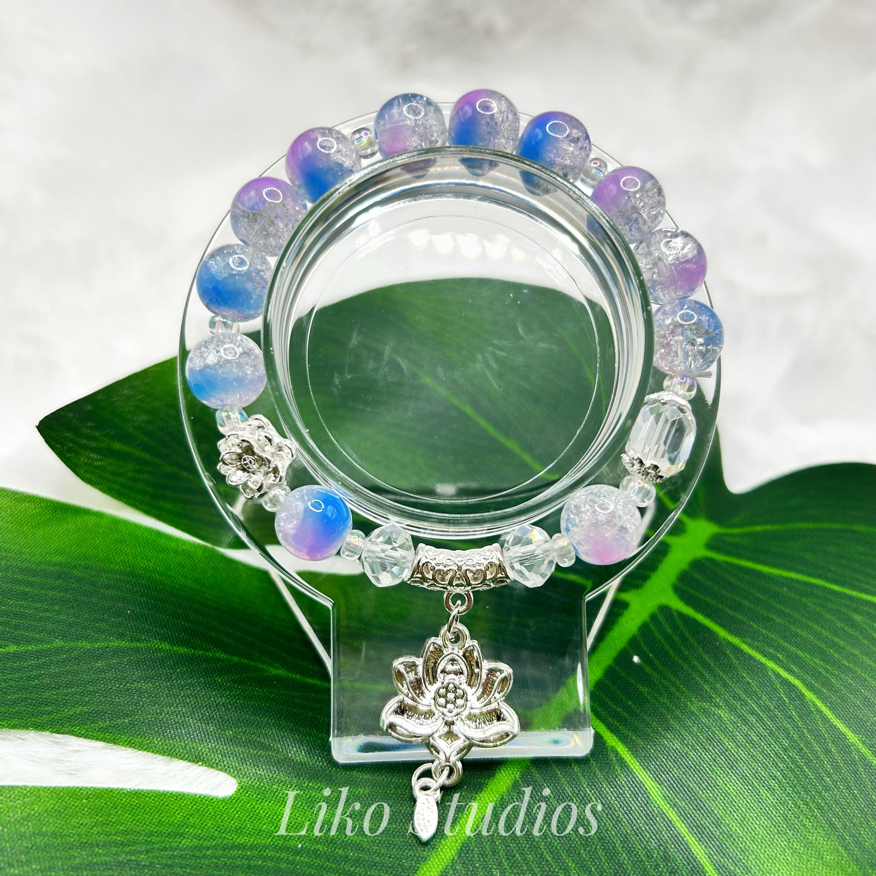 Pastel Clouds Lotus • Bracelet 003