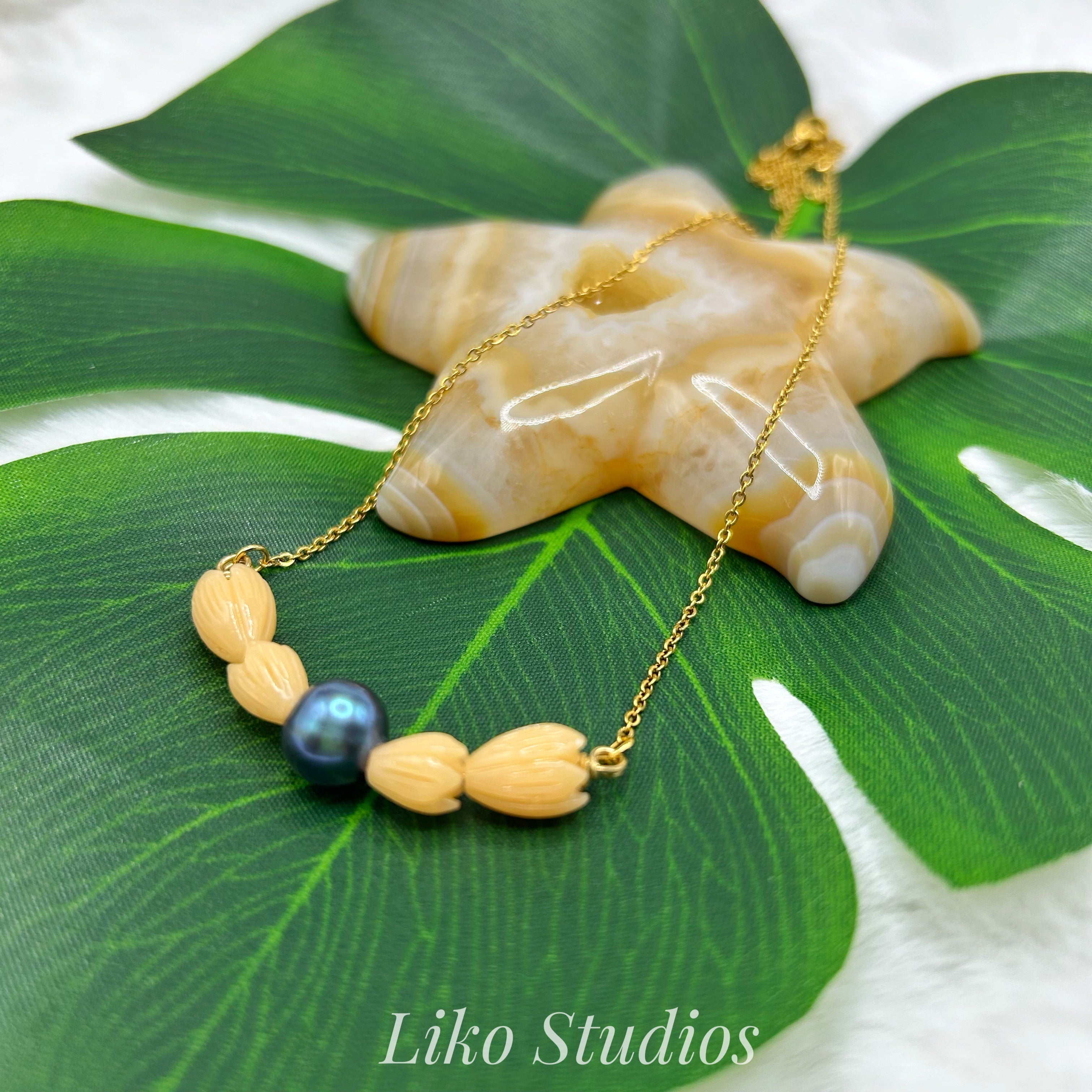 Pikake with Pearl Necklace