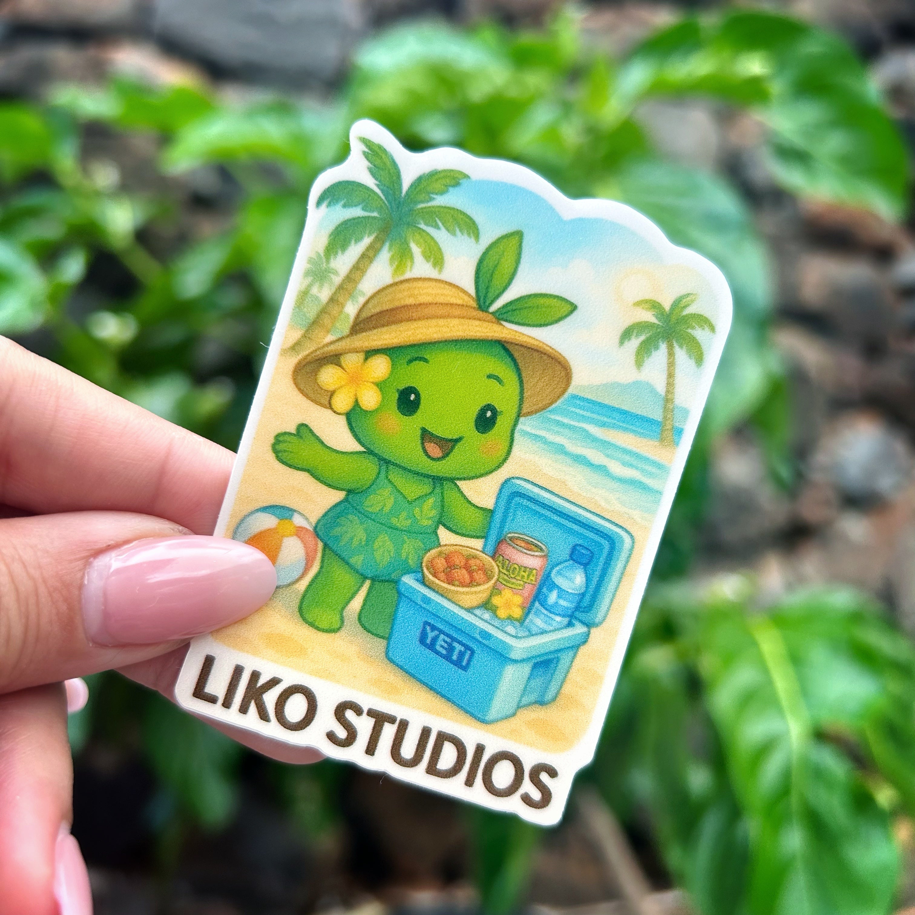 Beach Day in Hawaii Nei• Liko Sticker