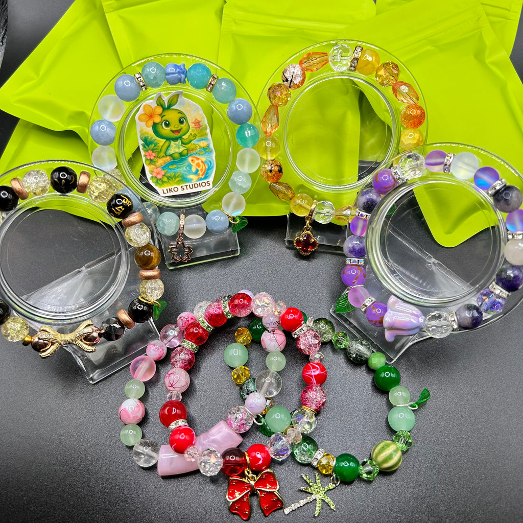 Mystery Crystal/Glass Mix Handmade Bracelets