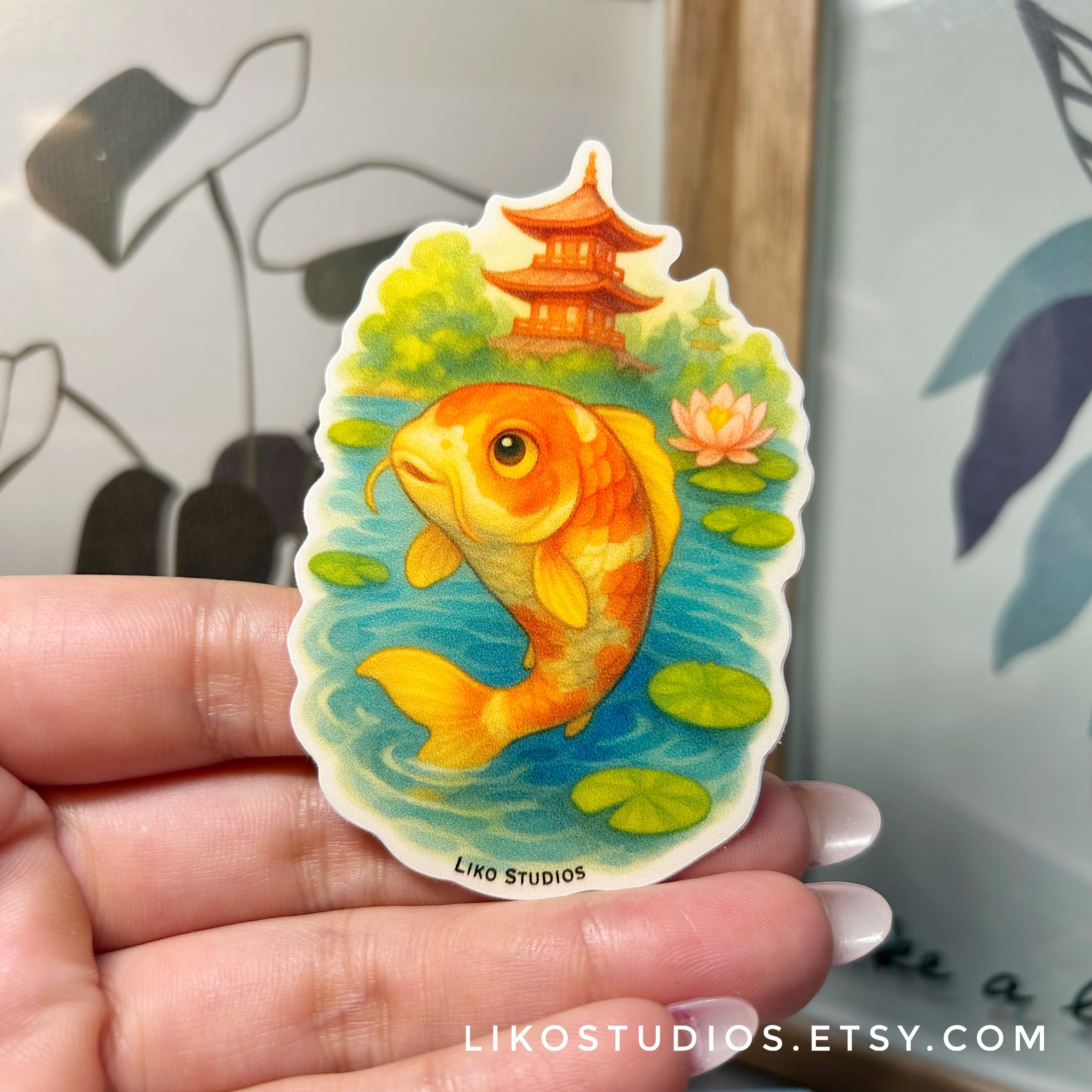 Emi the koi fish• Liko Sticker