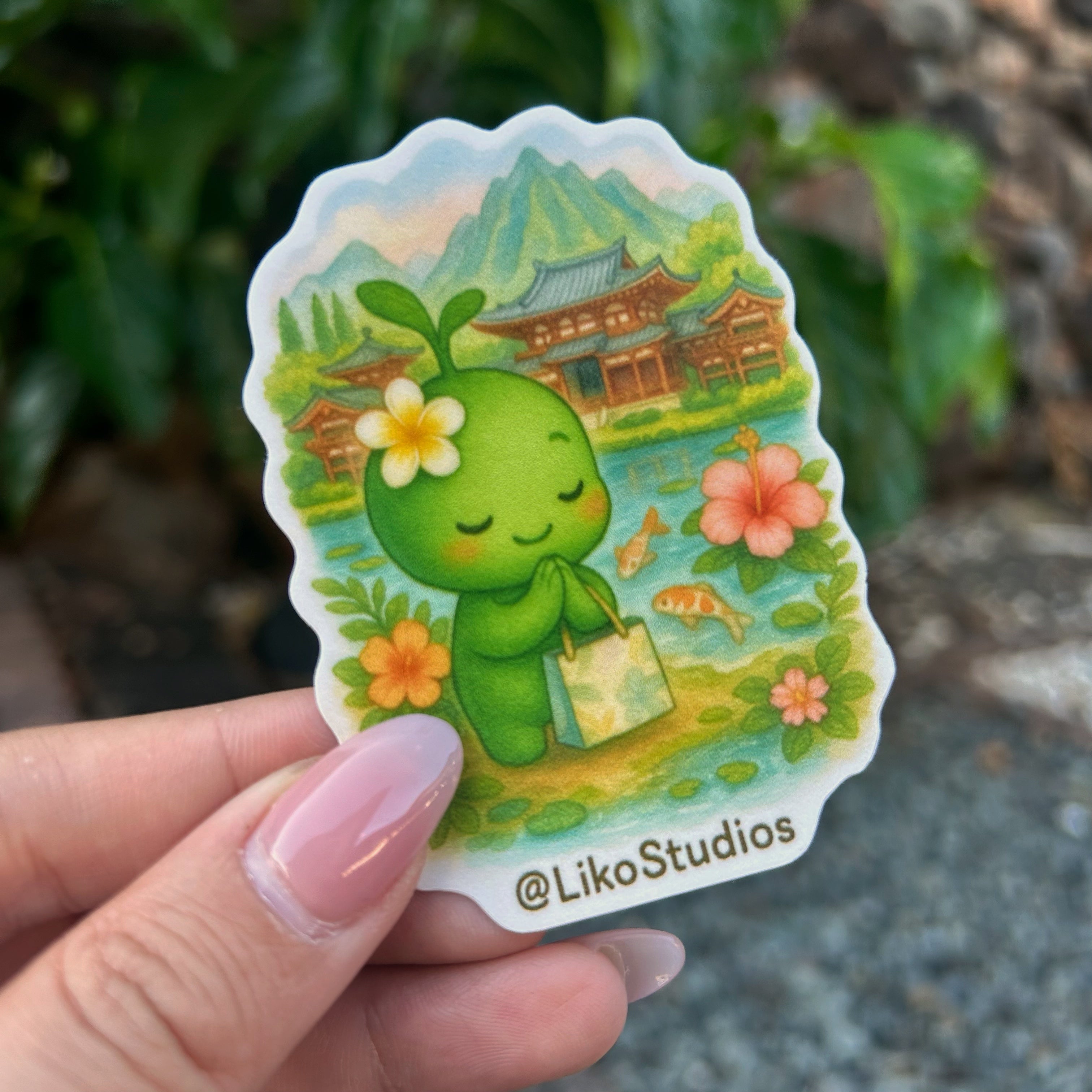 Byodo, Kaneohe • Liko Sticker