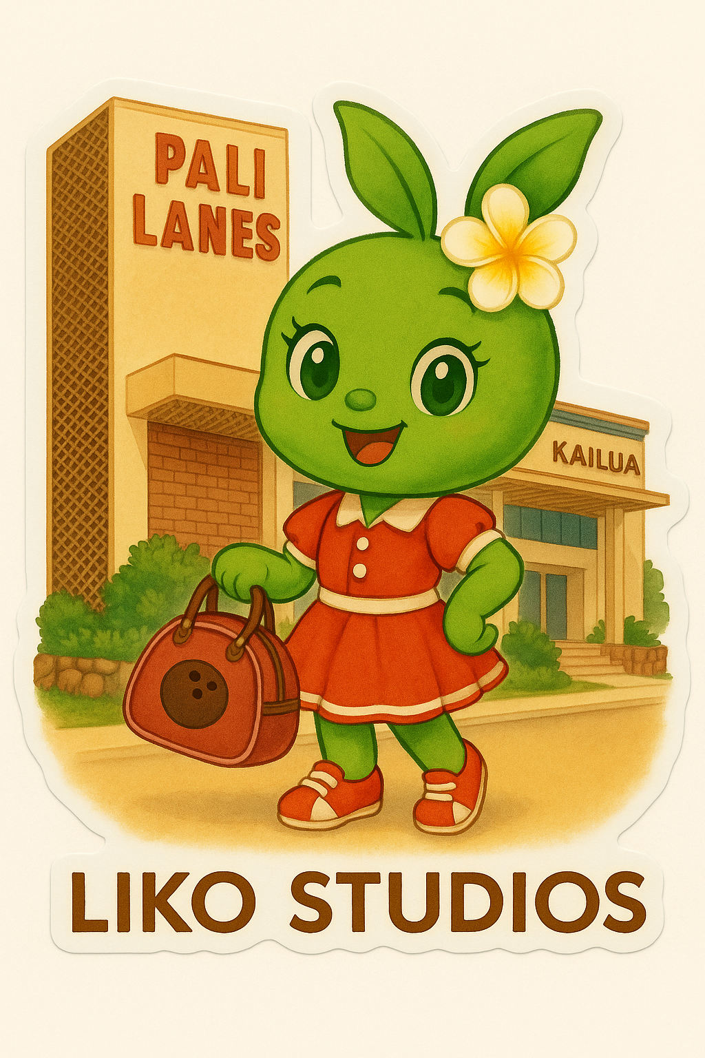 Pali Lanes, Kailua • Liko Sticker