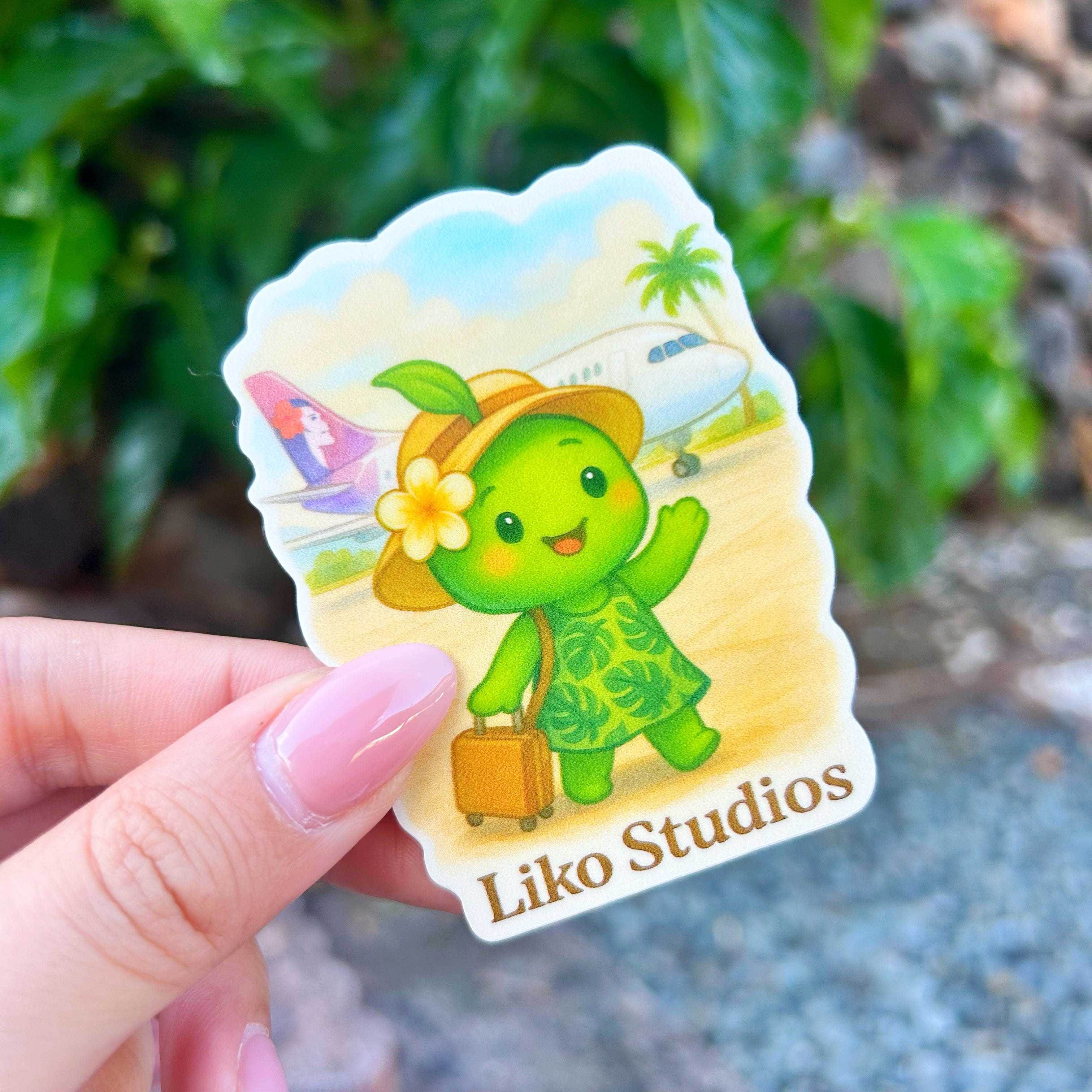 Hawai’i Air Travel • Liko Sticker