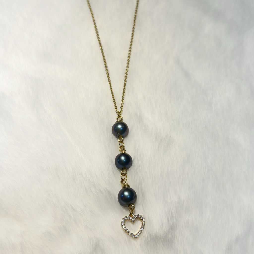 Triple Pearl Necklace