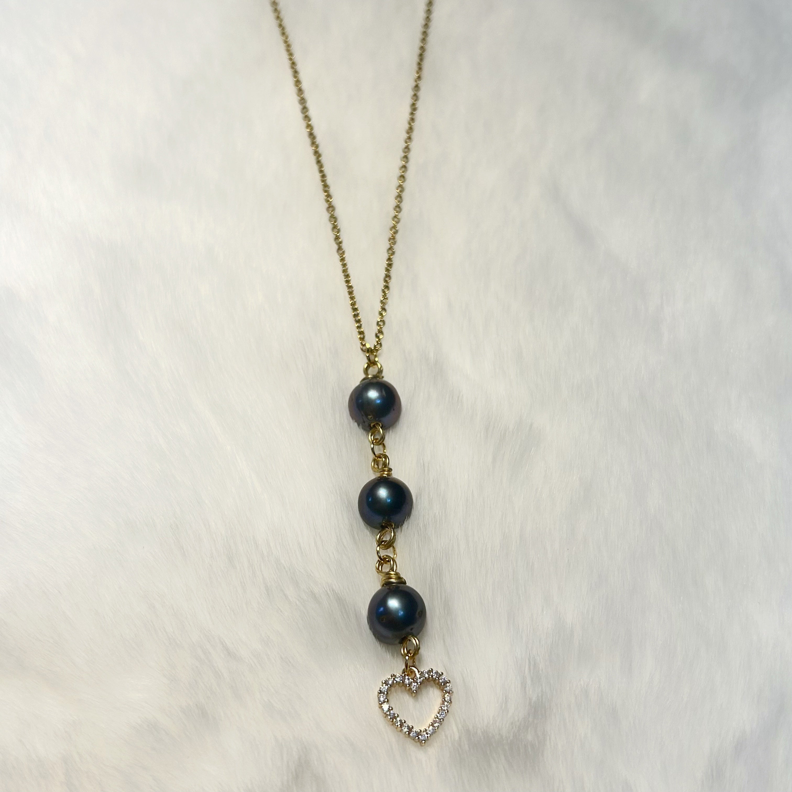 Triple Pearl Necklace