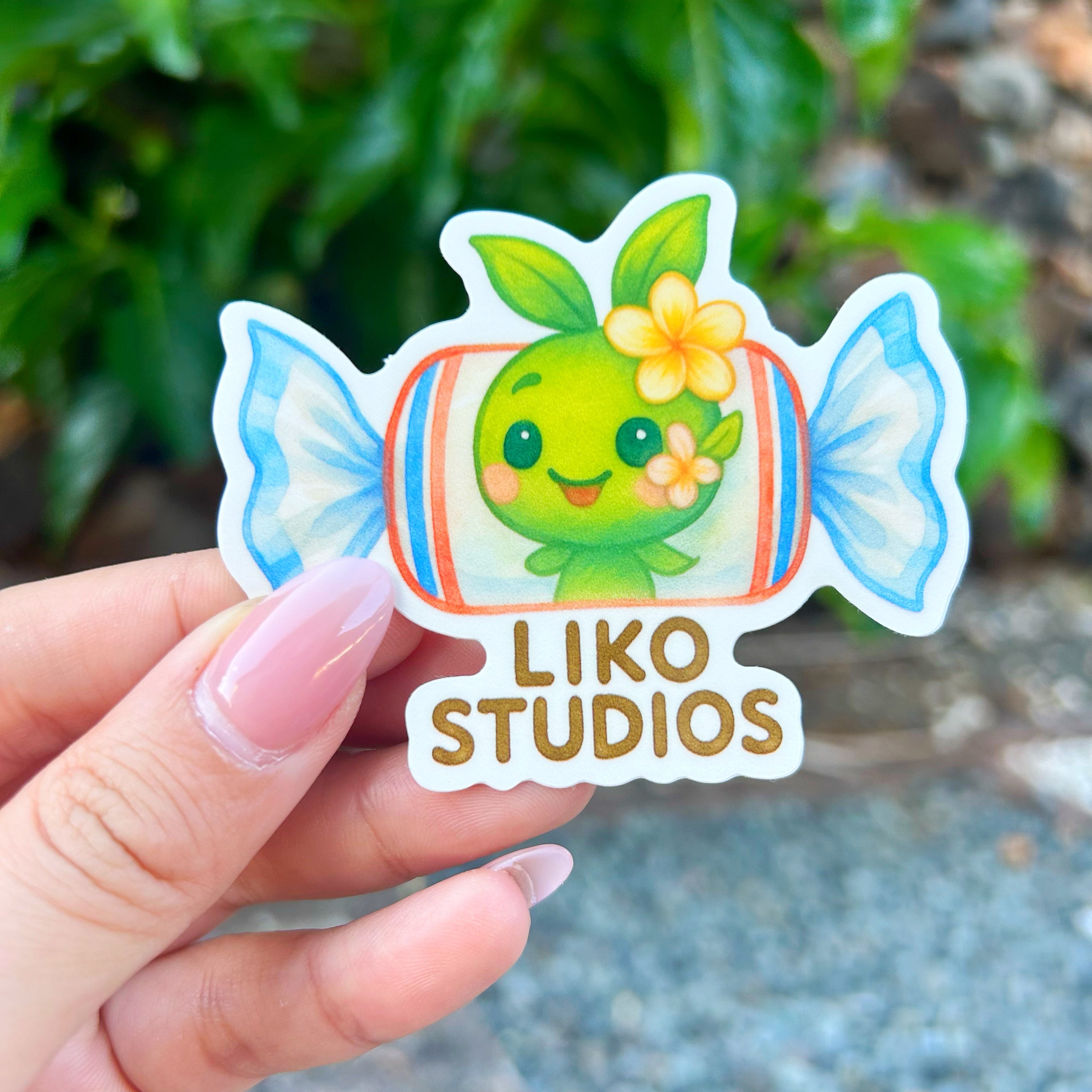 White Bunny Candy • Liko Sticker