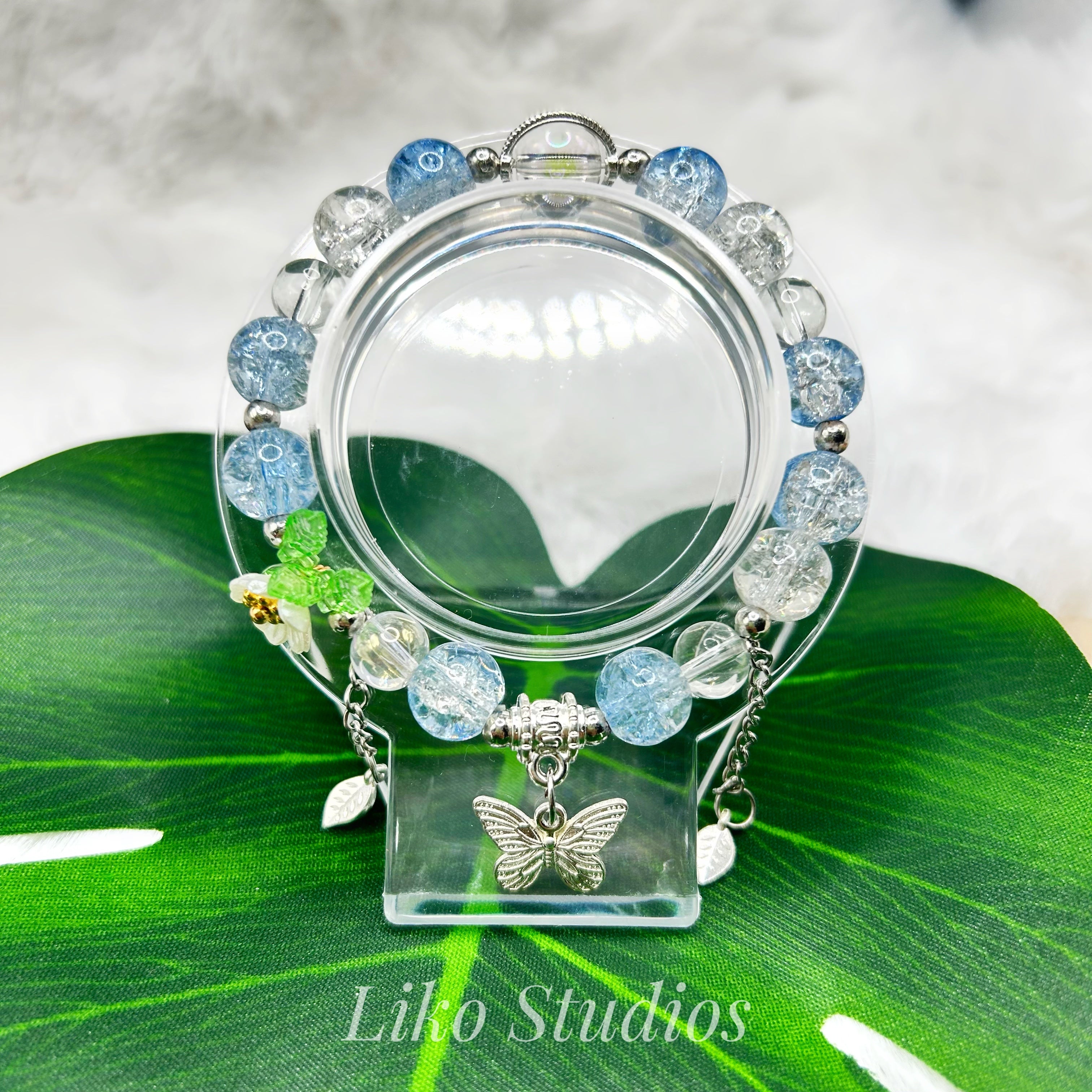 Icy Butterfly Garden • Bracelet 040