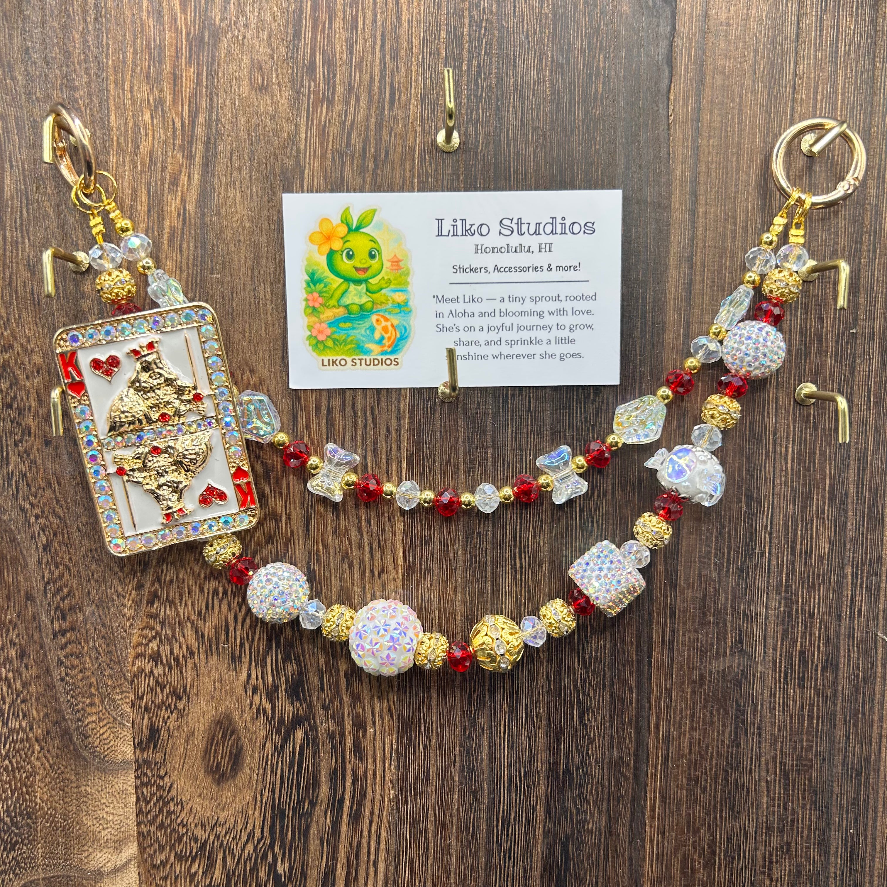 King of Bling Hearts • Luxe Bag Charms