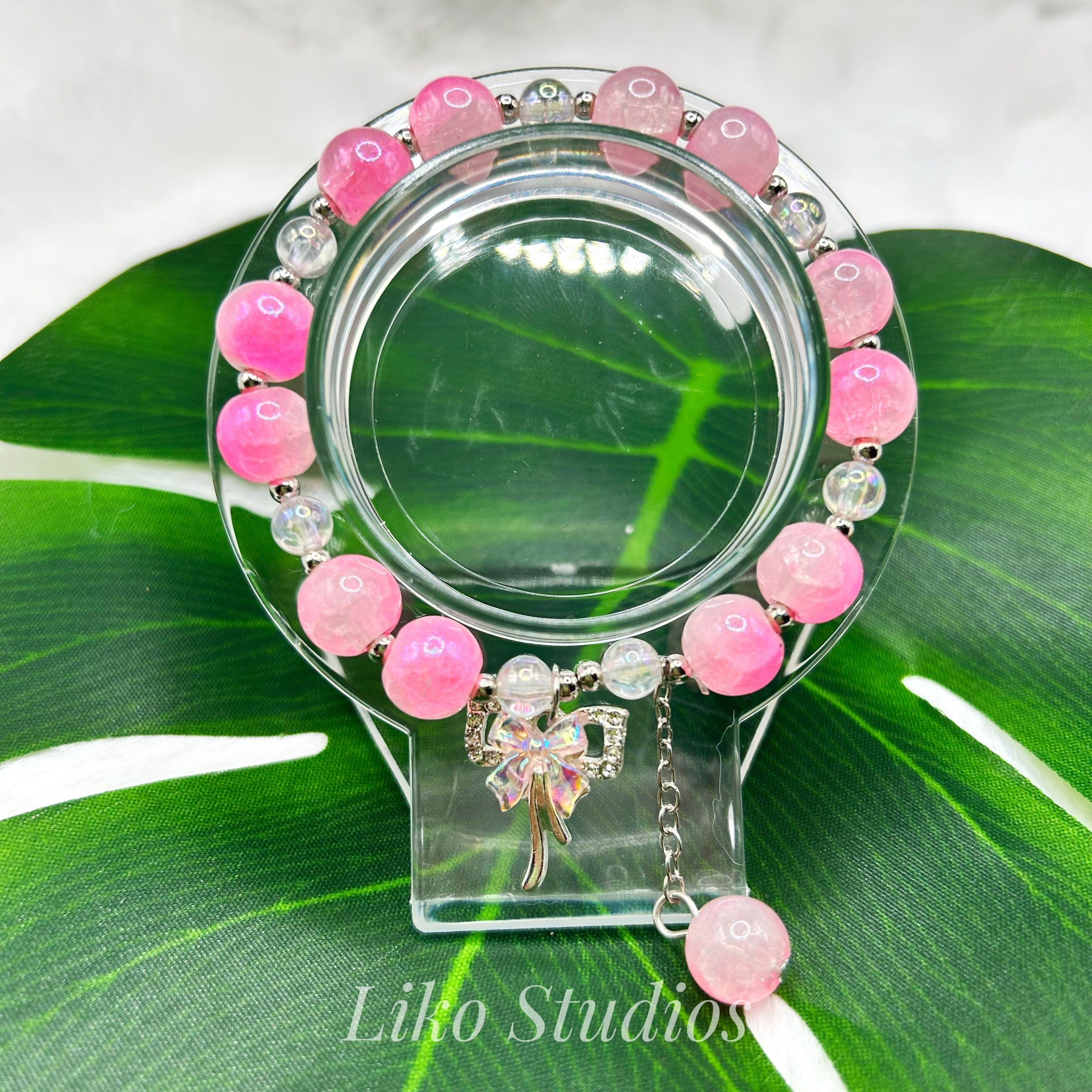 Super pink Bow • Bracelet 027