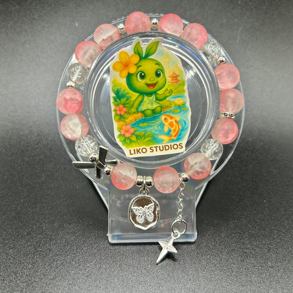 Butterfly Pink Frost • Bracelet