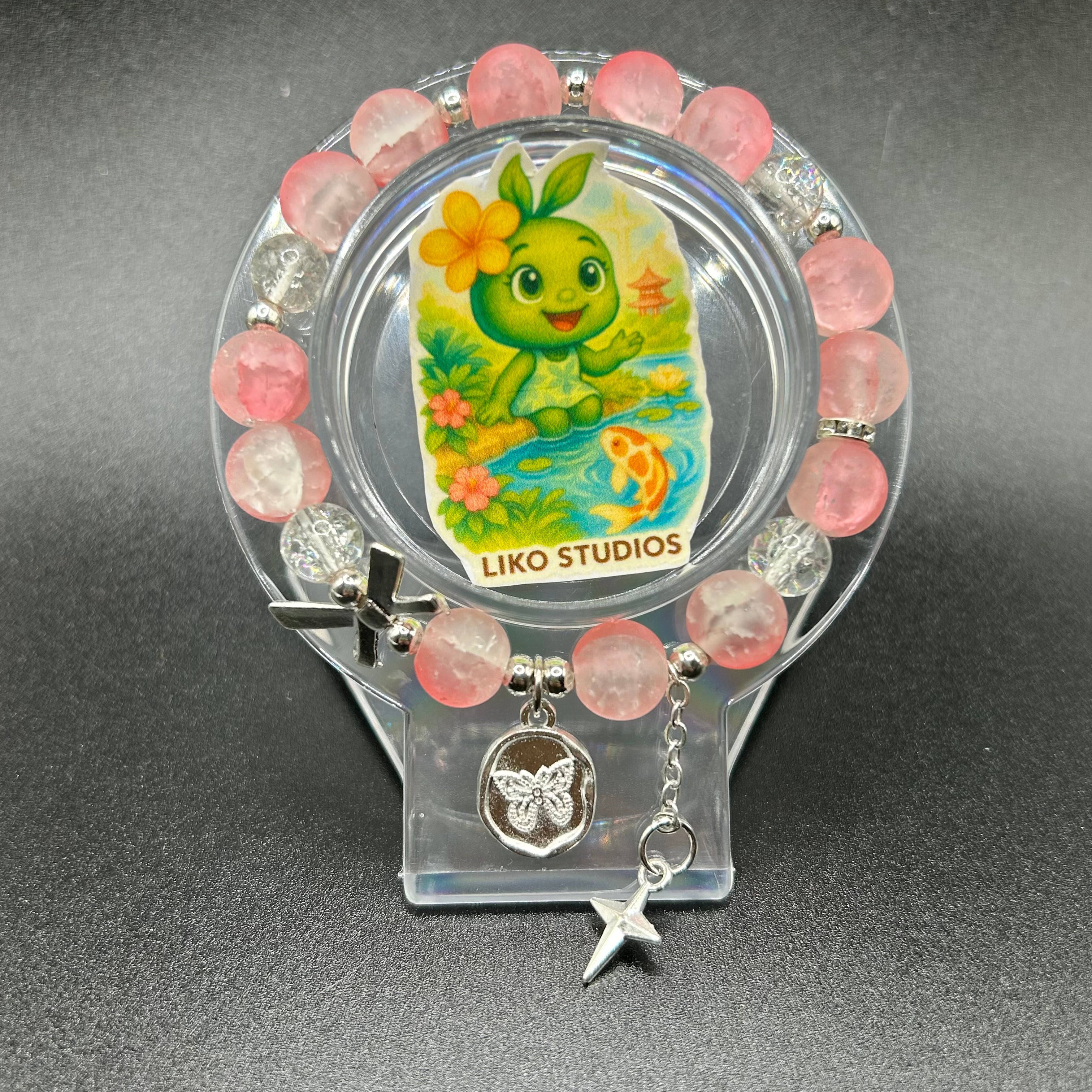 Butterfly Pink Frost • Bracelet