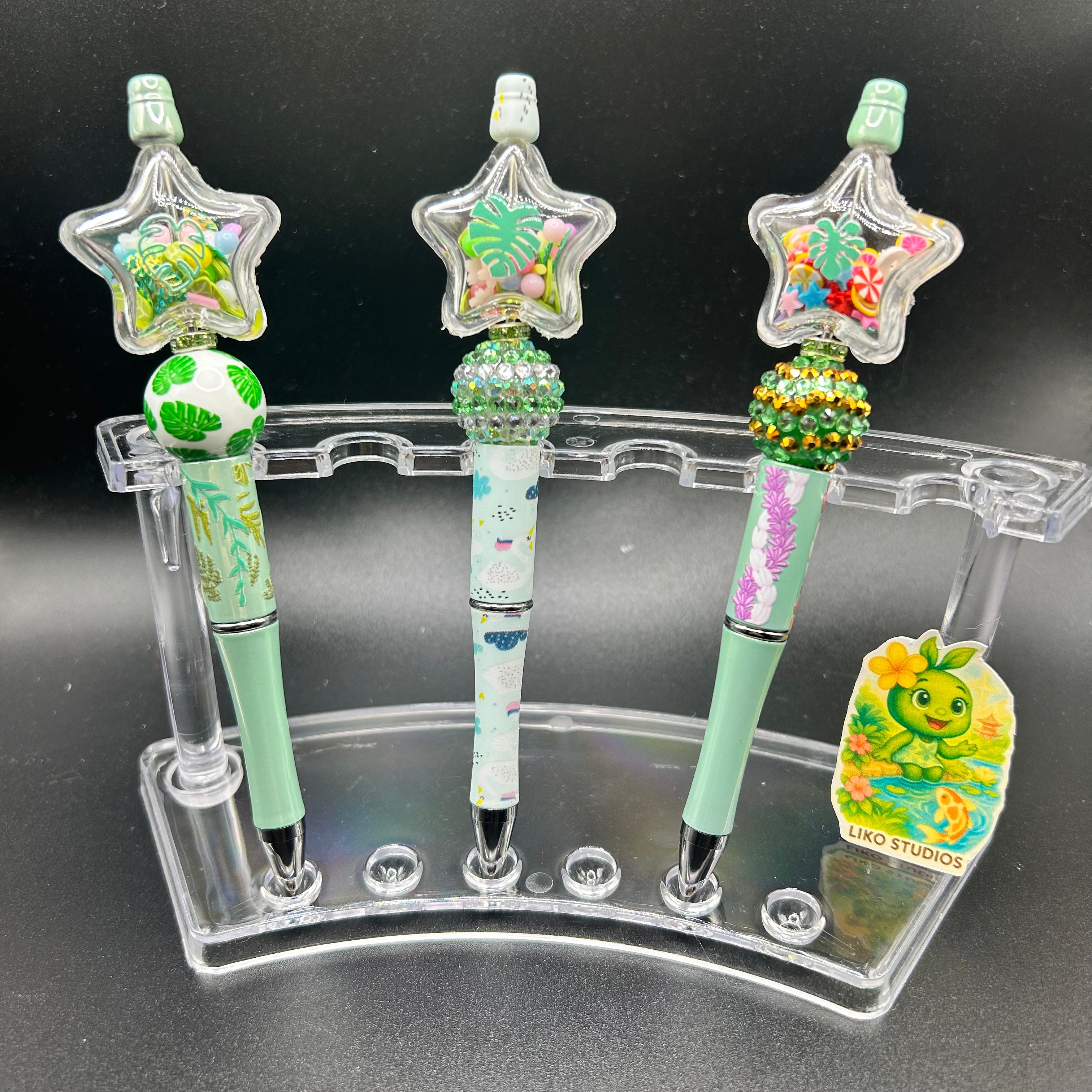 Tropical Hoku Shaker Pens