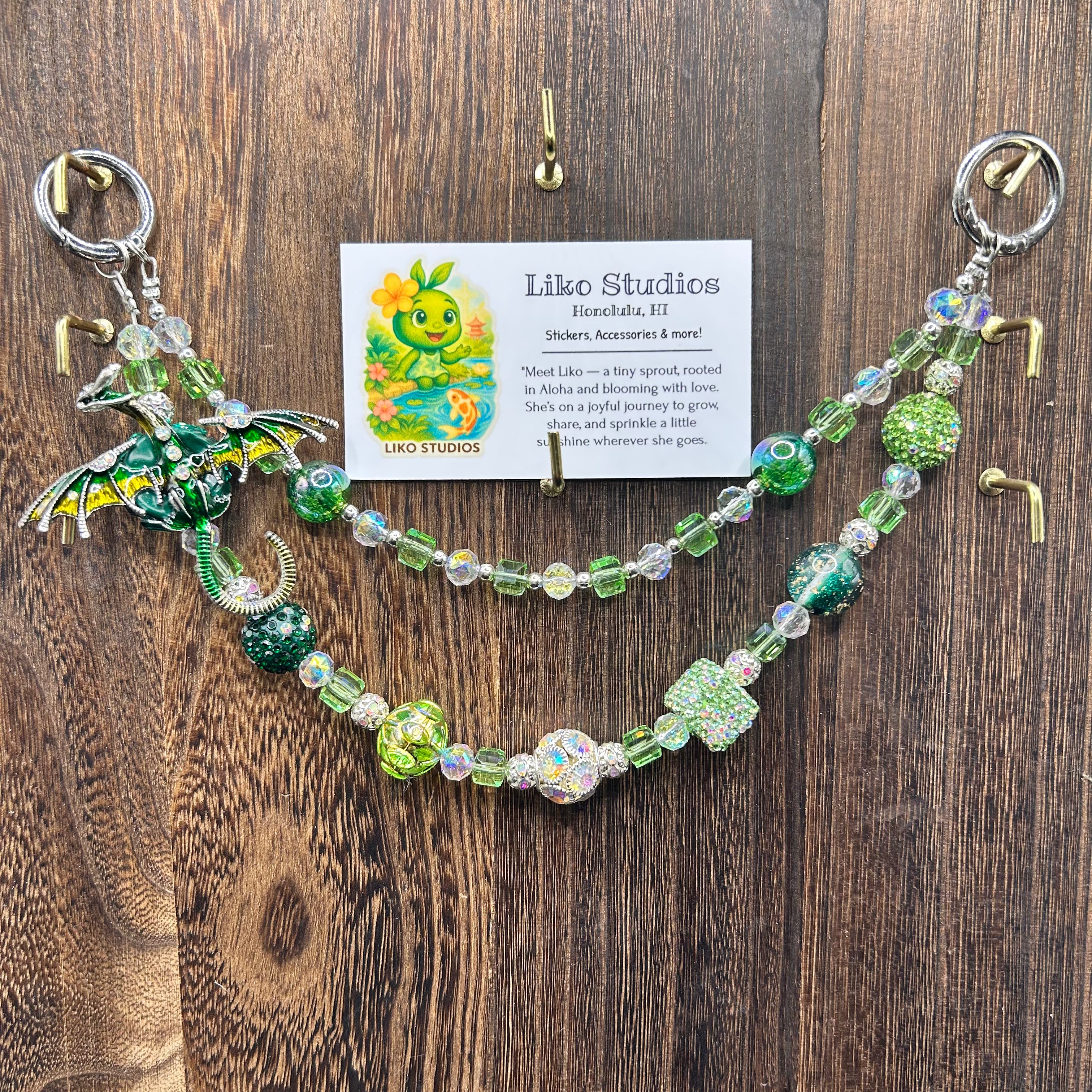 Green Dragon • Luxe Bag Charm