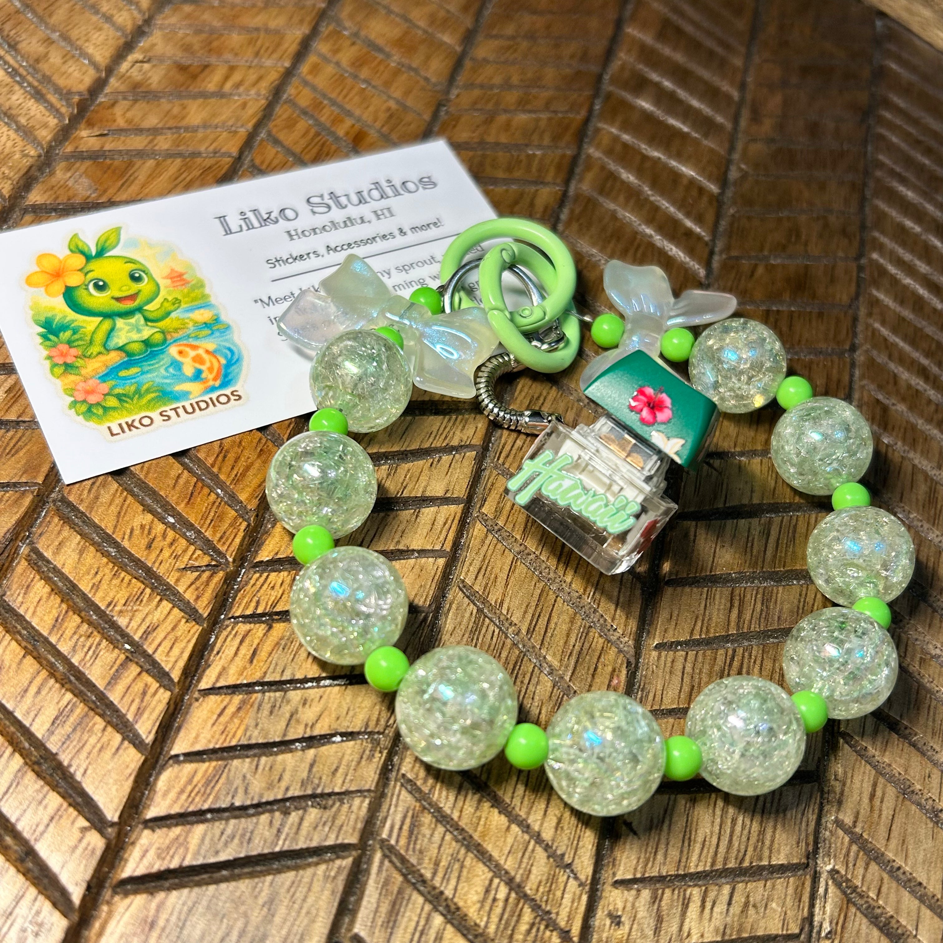 Green Paradise •  Hawaii Fidget Keychain