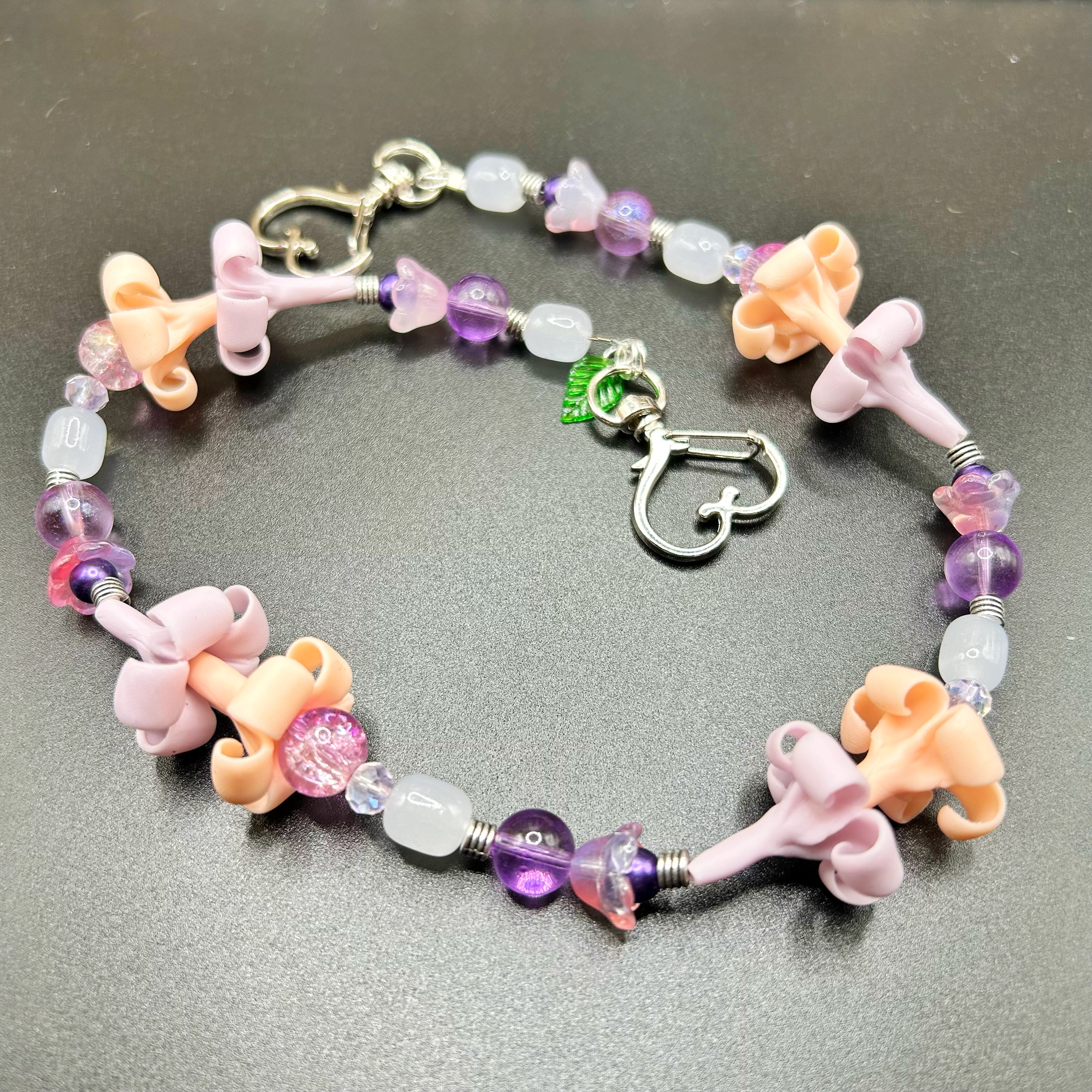 Lilac & Pink • Bag Charm • Phone Charm • Car Lei