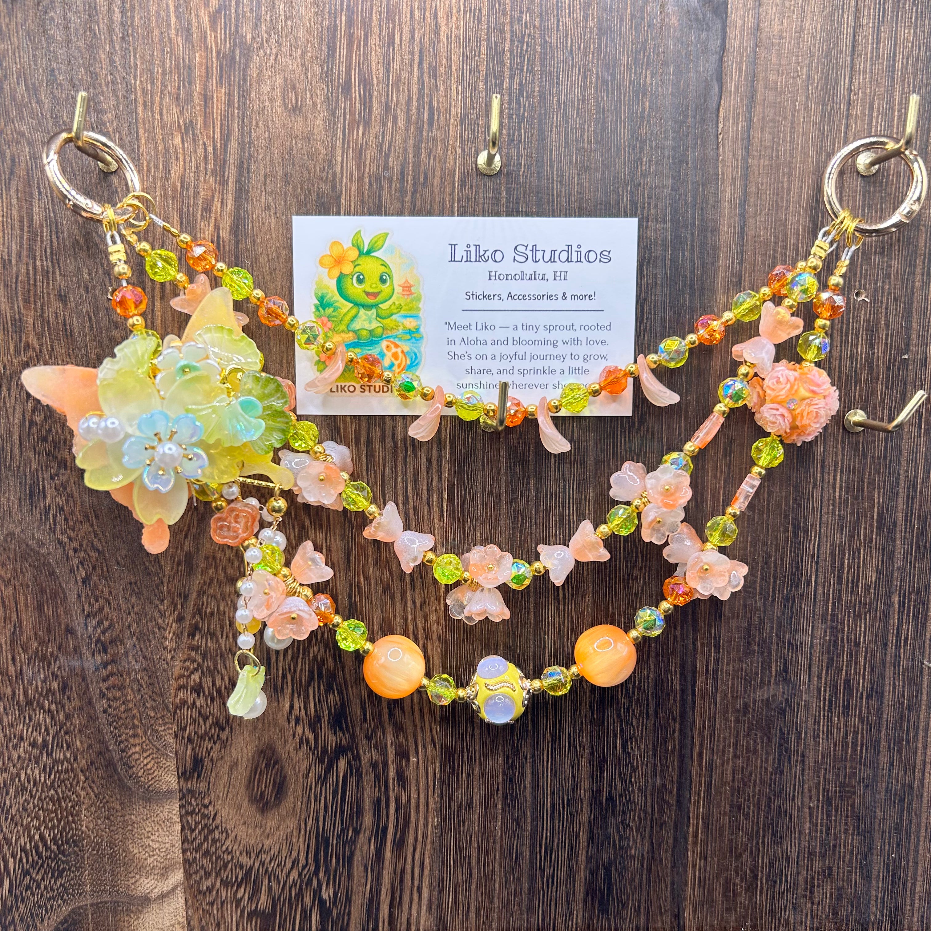 Mai Tai Butterfly • Luxe Bag Charm