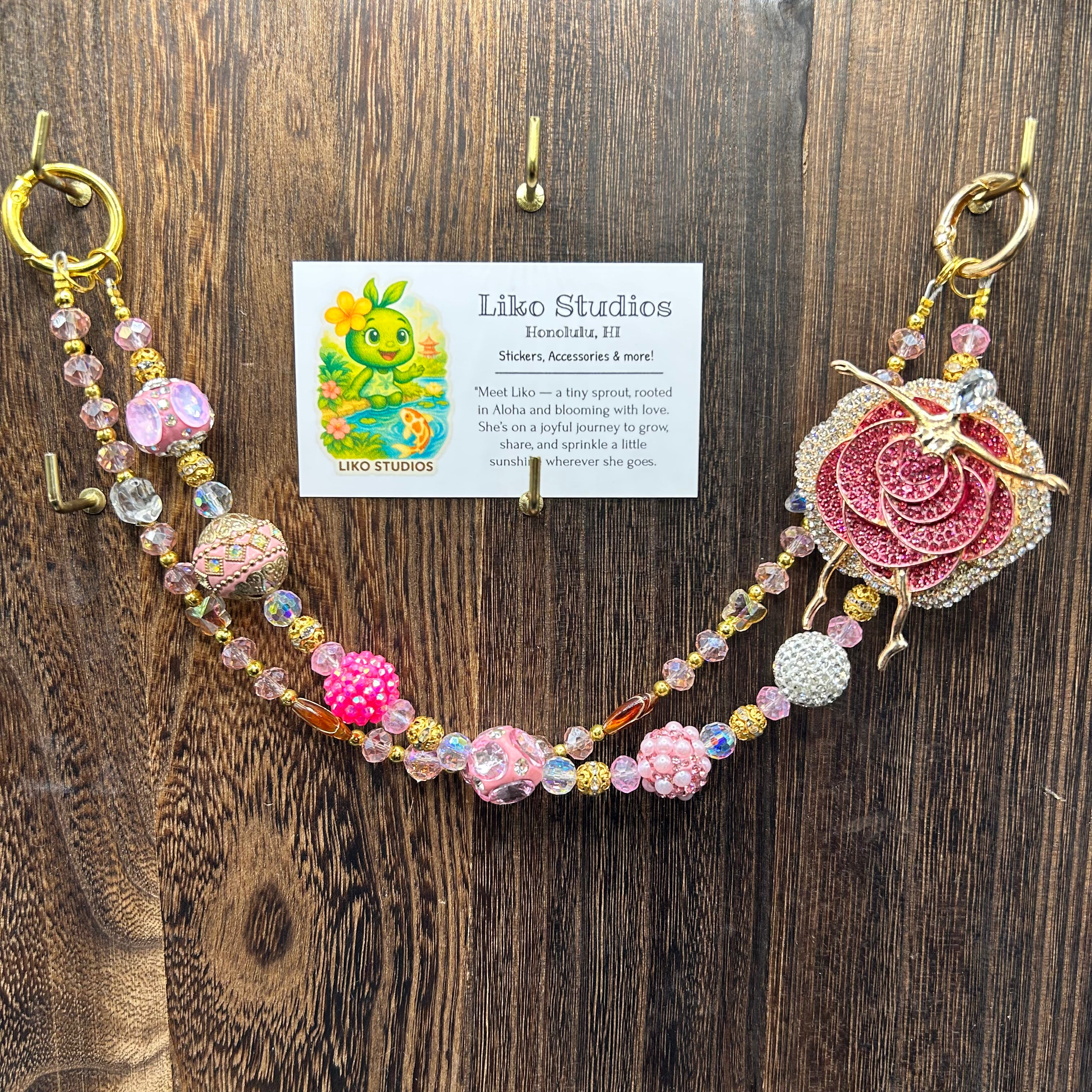 Ballerina Rose • Luxe Bag Charm