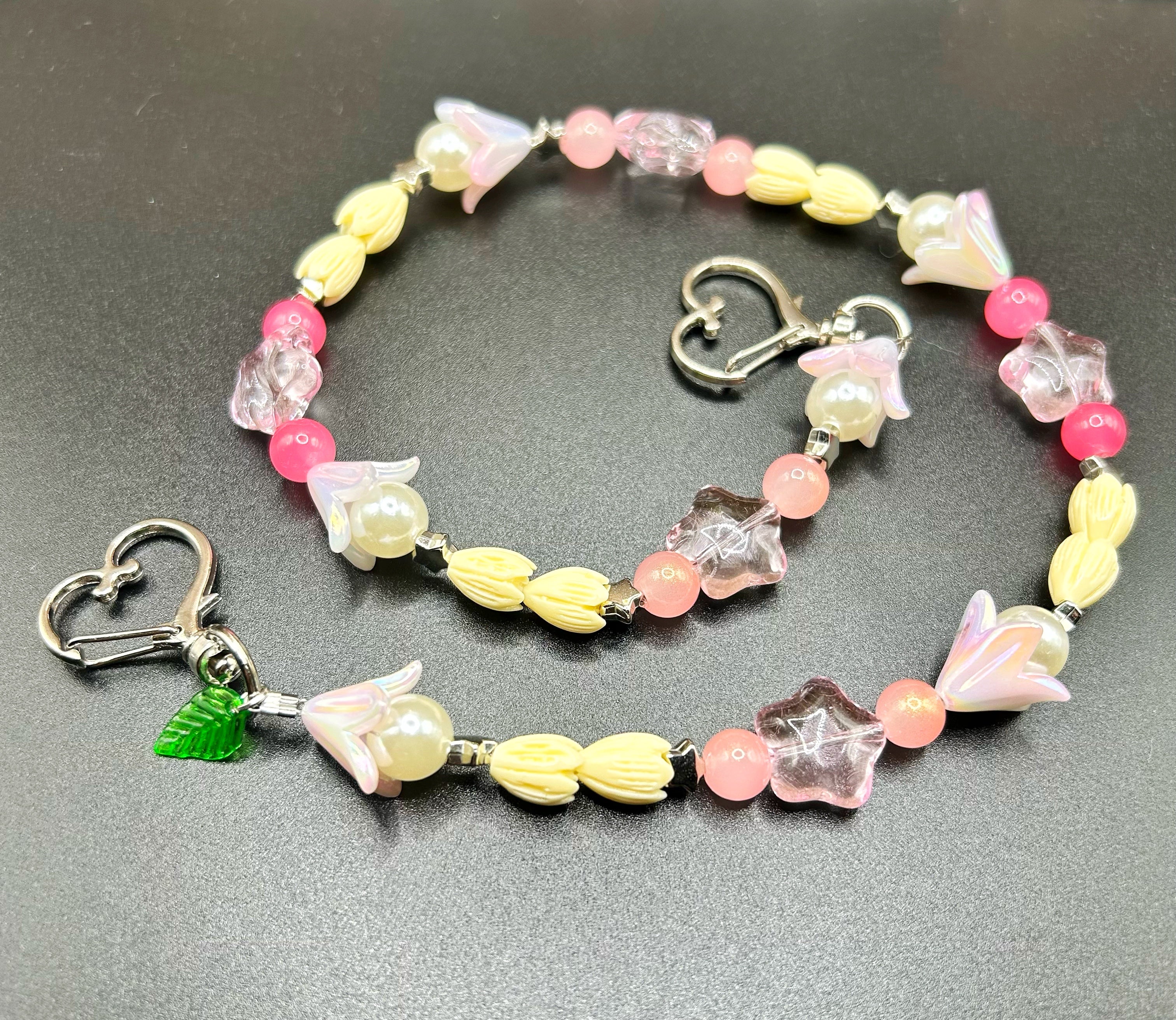 Tulip, Star Pikake • Bag Charm • Phone Charm • Car Lei