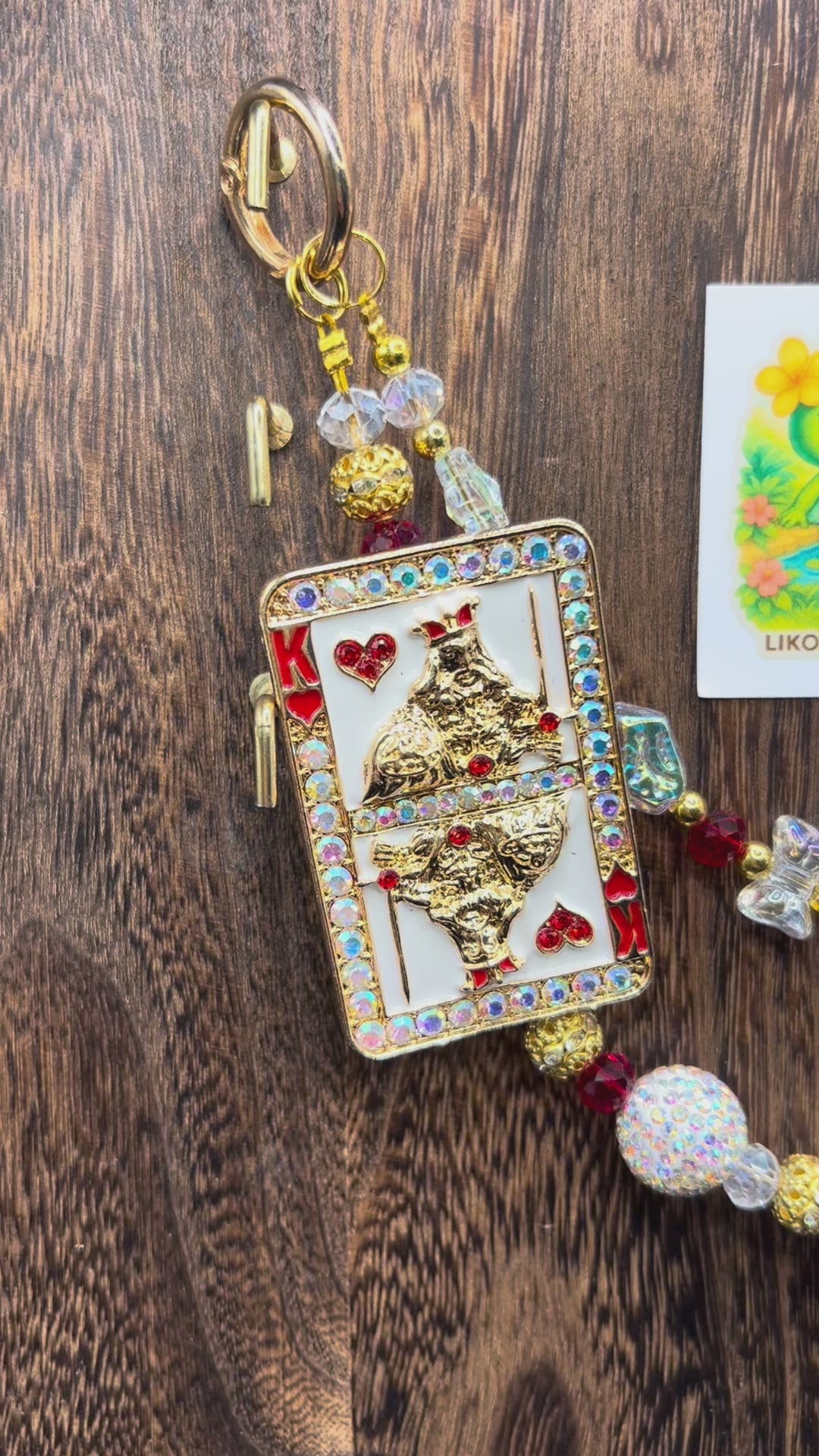 King of Bling Hearts • Luxe Bag Charms