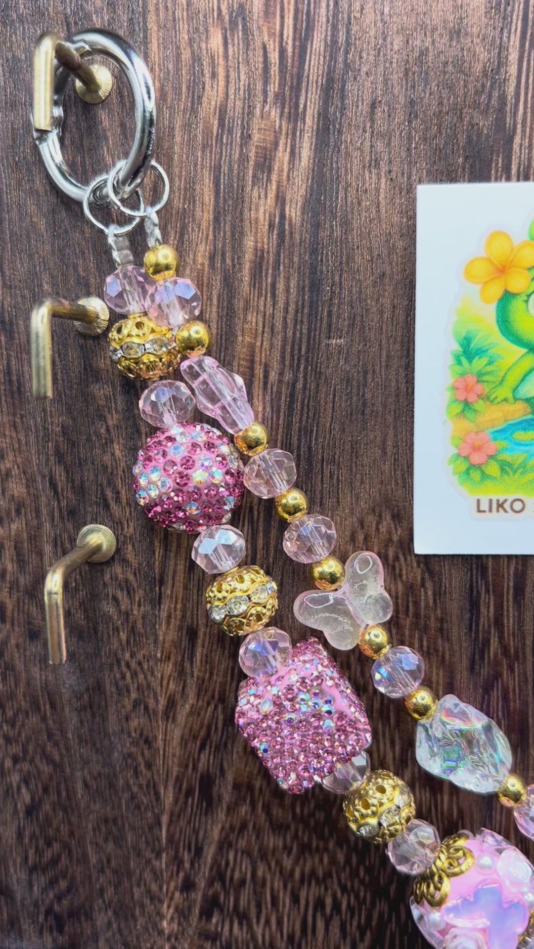 Pink Owl • Luxe Bag Charm